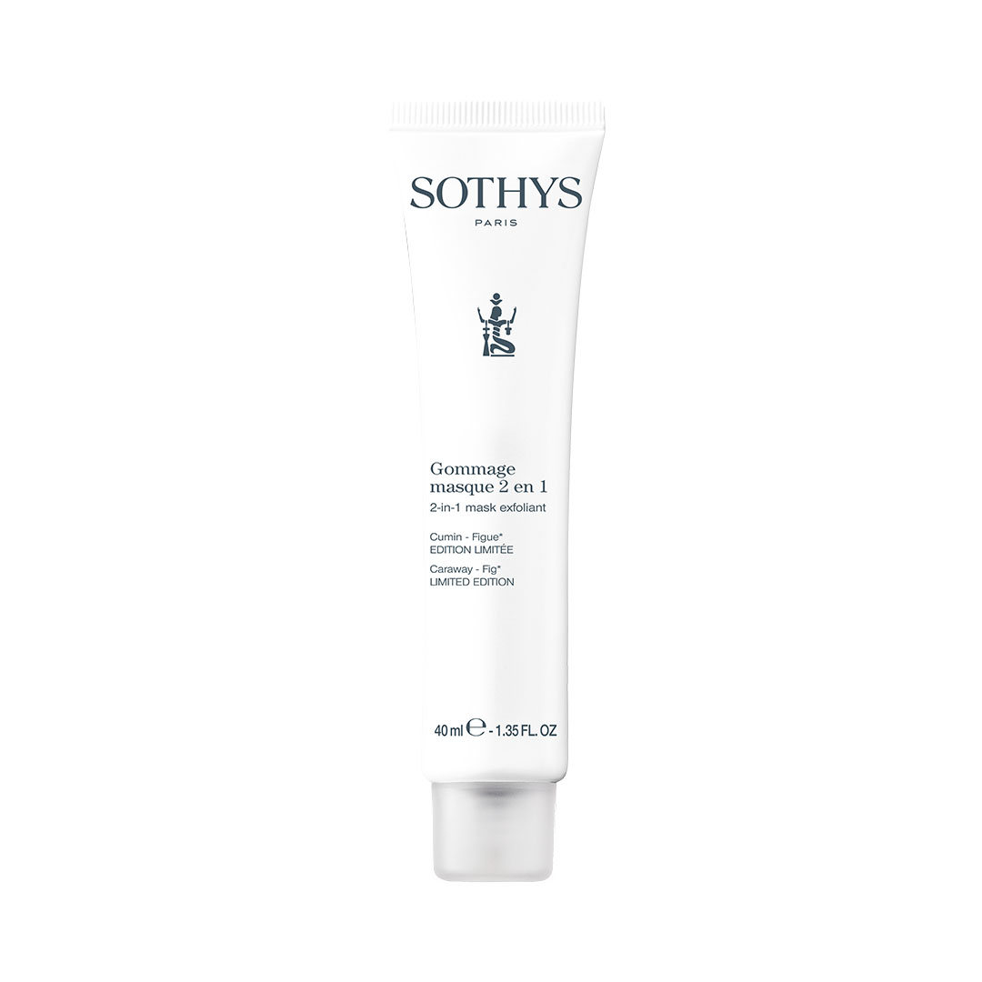Sothys 2-in-1 scrub en masker met vijg en komijn voor het gezicht